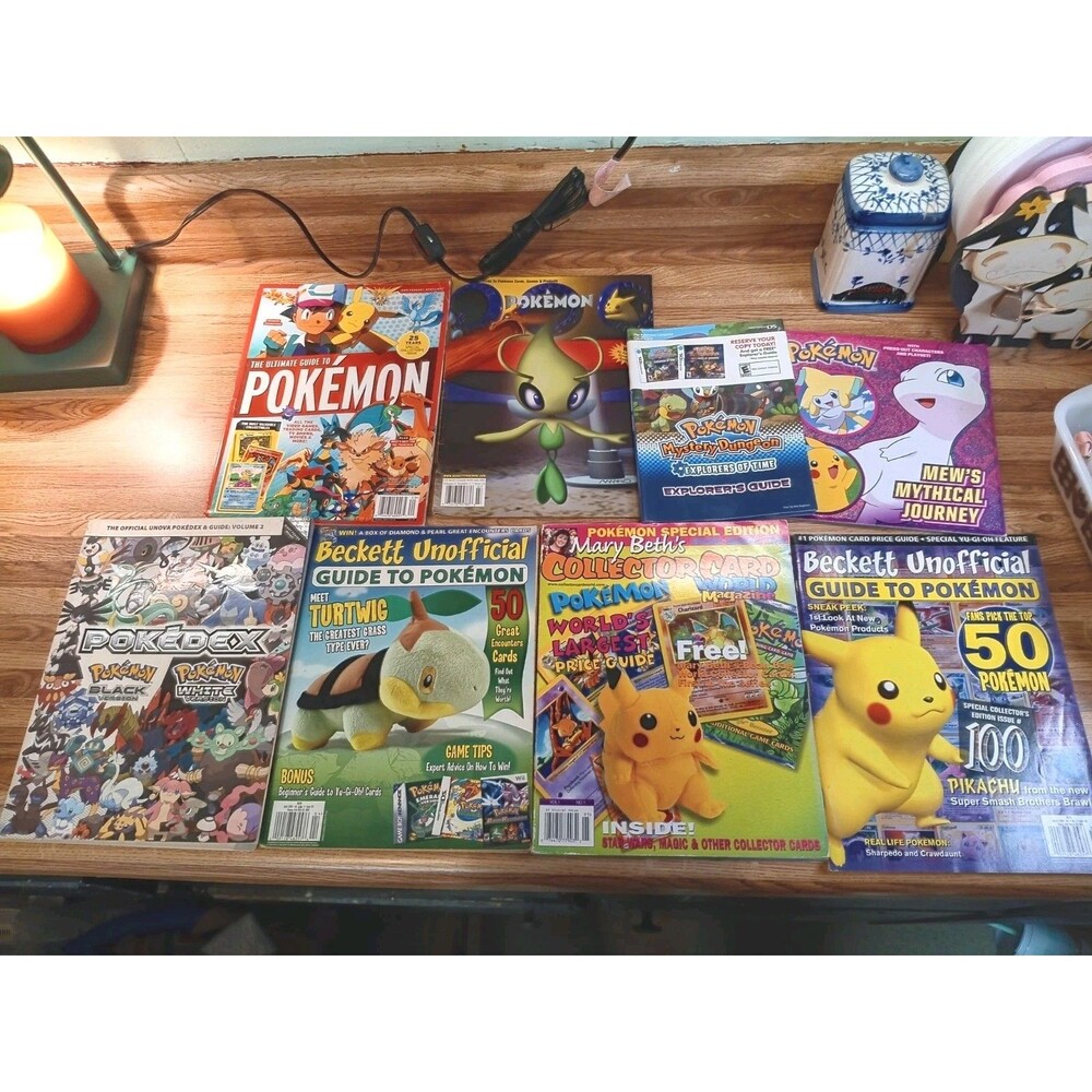Pokémon Book/Magazine Lot